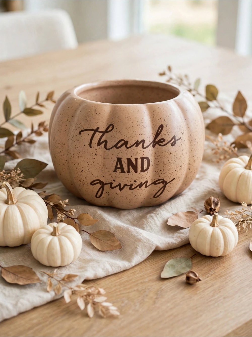 burton + BURTON beautiful ceramic pumpkin bowl